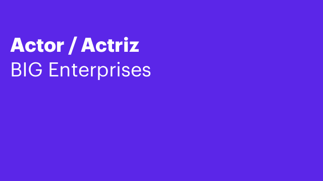 Actor / Actriz