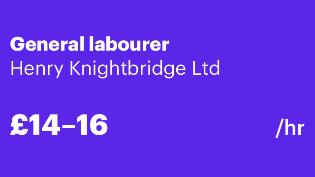 General labourer