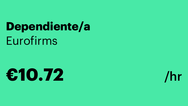 Dependiente/a