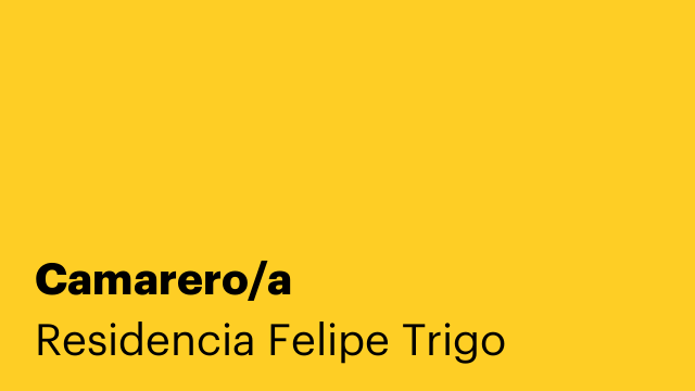 Camarero/a