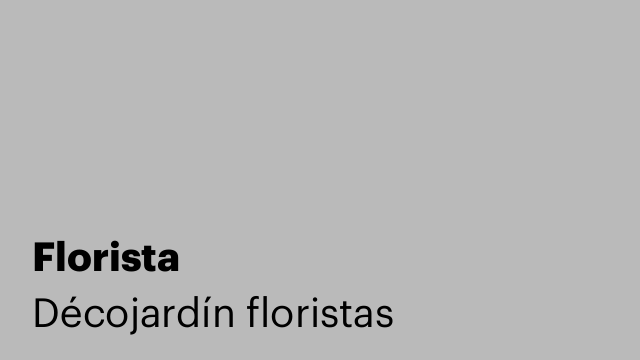 Florista