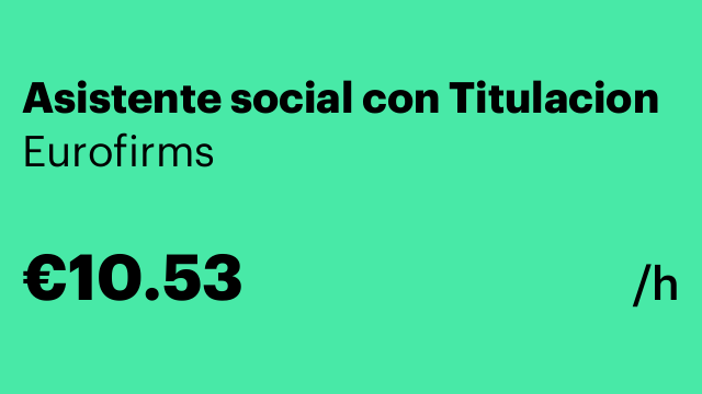 Asistente social con Titulacion