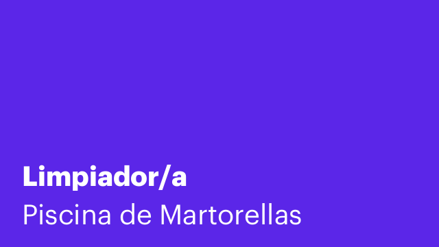 Limpiador/a