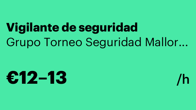 Vigilante de seguridad