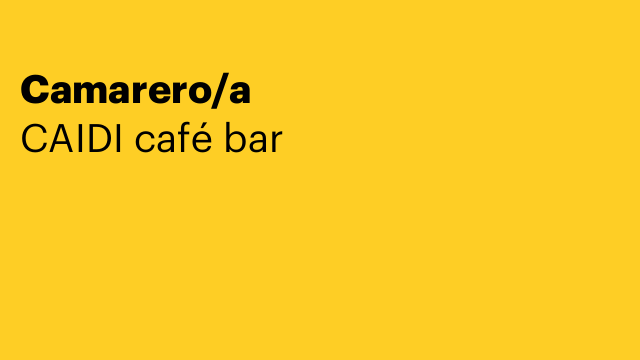 Camarero/a