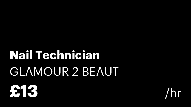 Nail Technician