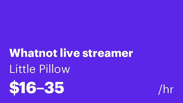 Whatnot live streamer