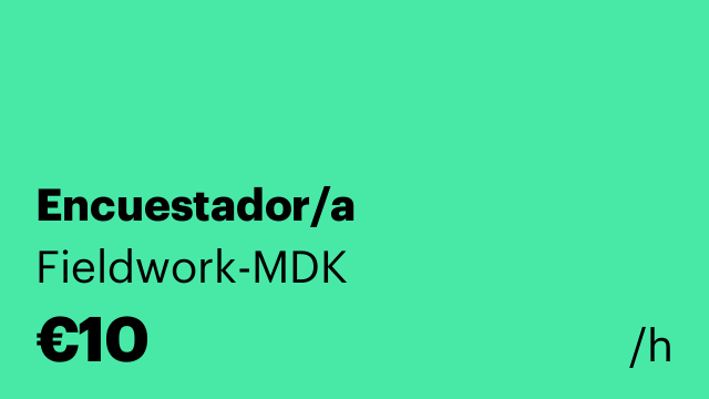 Encuestador/a