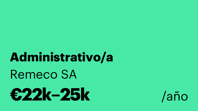 Administrativo/a