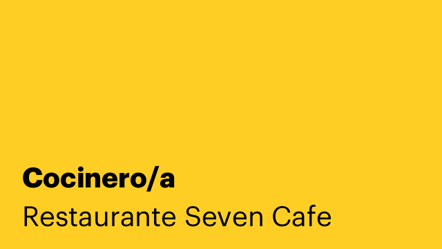 Cocinero/a