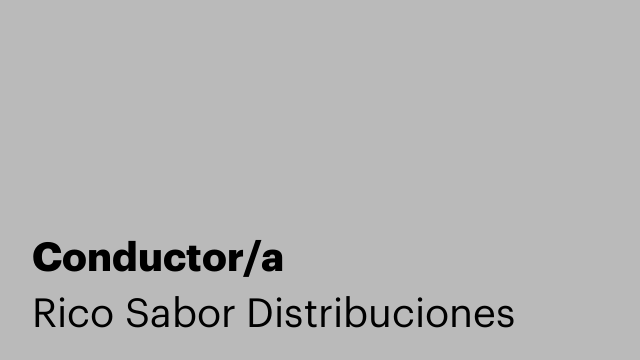 Conductor/a