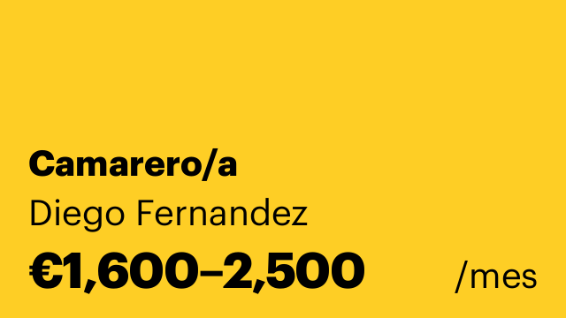 Camarero/a