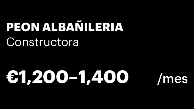 PEON ALBAÑILERIA