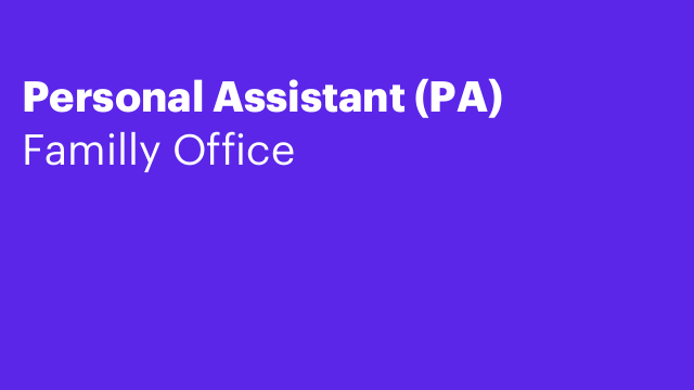 Personal Assistant (PA)