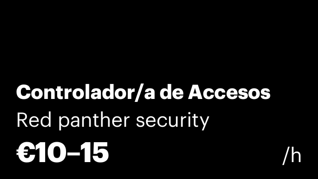 Controlador/a de Accesos