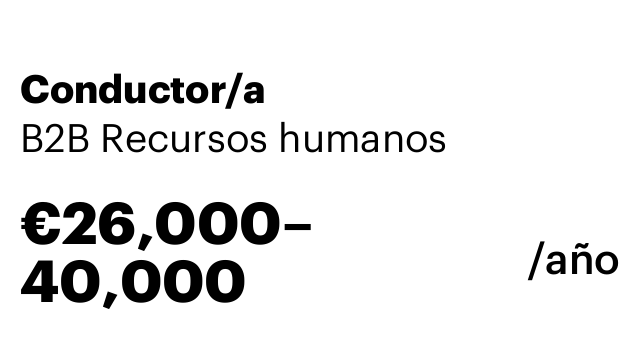 Conductor/a