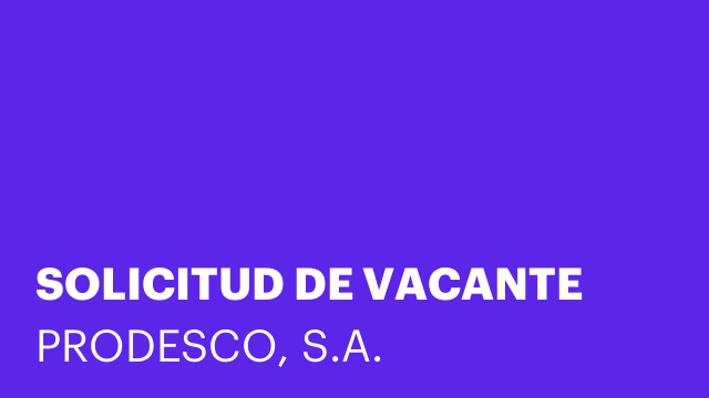 SOLICITUD DE VACANTE