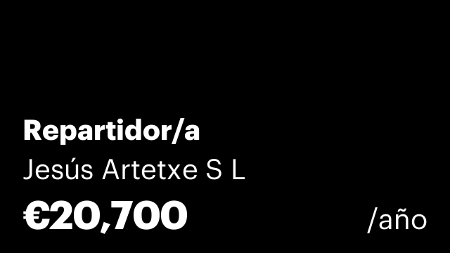 Repartidor/a