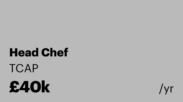 Head Chef