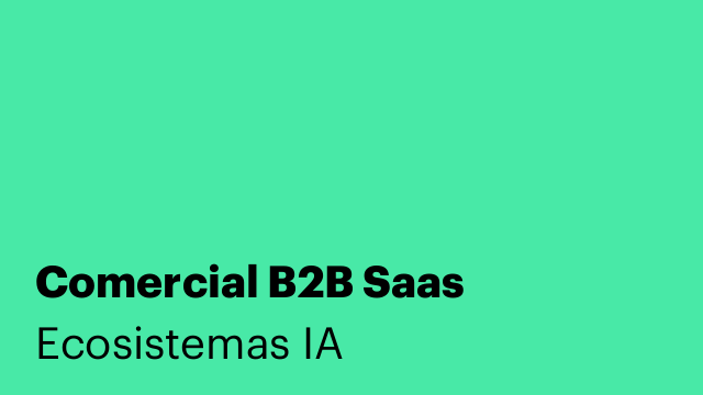 Comercial B2B Saas