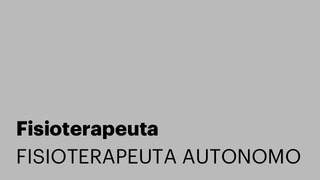 Fisioterapeuta