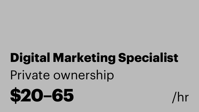Digital Marketing Specialist