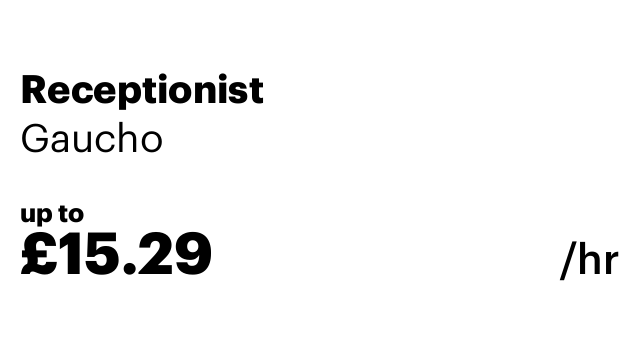Receptionist