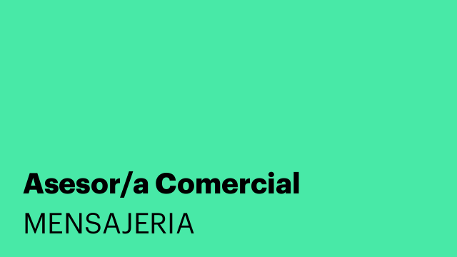 Asesor/a Comercial