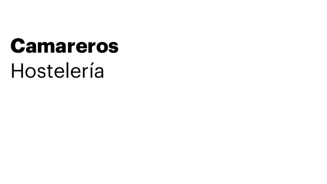Camareros