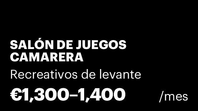 SALÓN DE JUEGOS CAMARERA