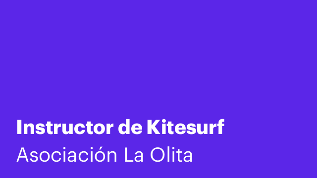 Instructor de Kitesurf