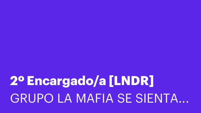 2º Encargado/a [LNDR]
