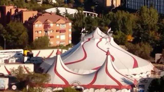 Montadores de escenarios, gradas y carpas