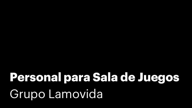 Personal para Sala de Juegos