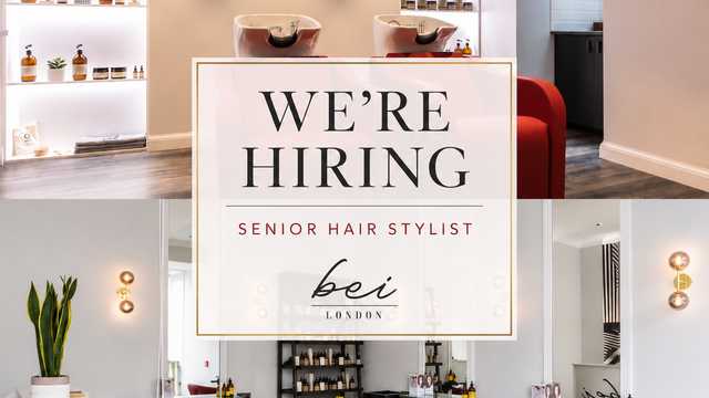 Senior Hair Stylist Wanted