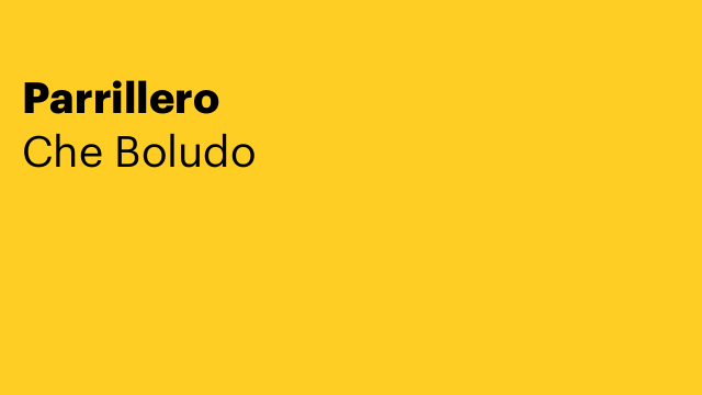 Parrillero
