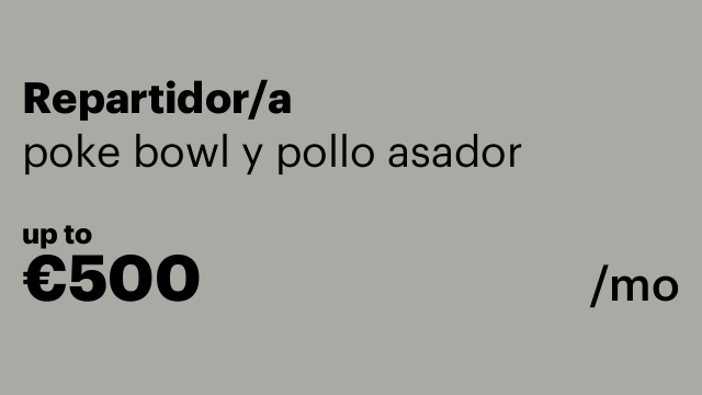 Repartidor/a