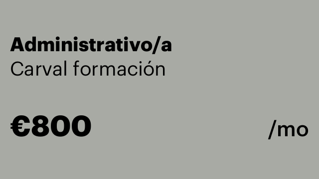 Administrativo/a