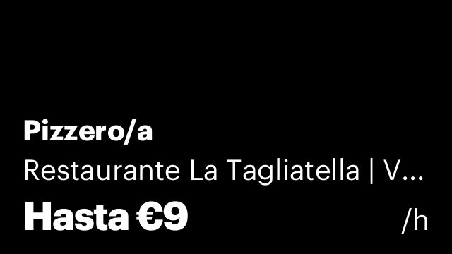 Pizzero/a