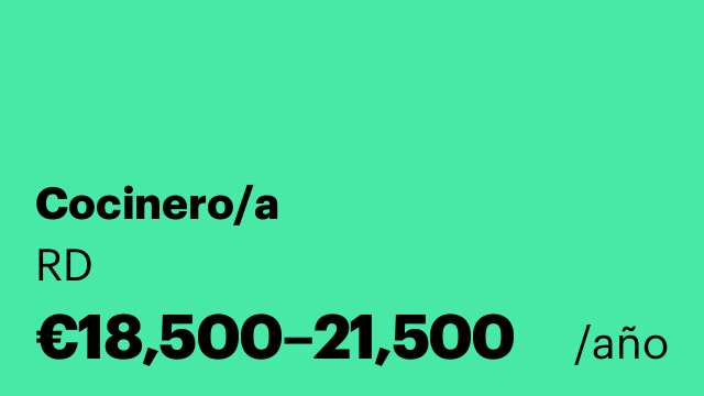 Cocinero/a