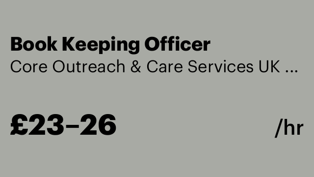 Book Keeping Officer