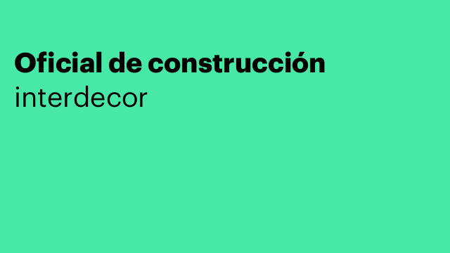 Oficial de construcción