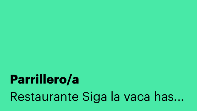 Parrillero/a