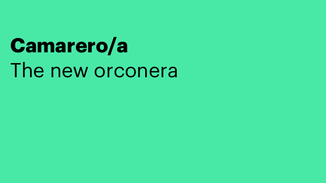 Camarero/a