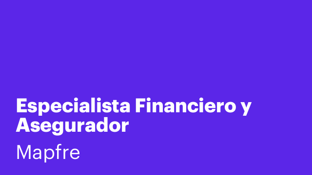 Especialista Financiero y Asegurador