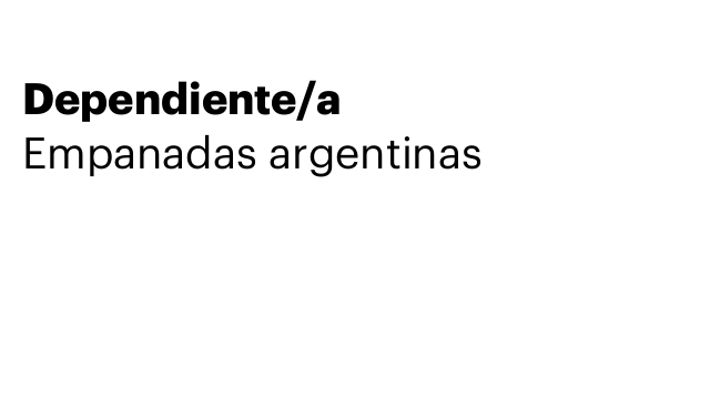 Dependiente/a