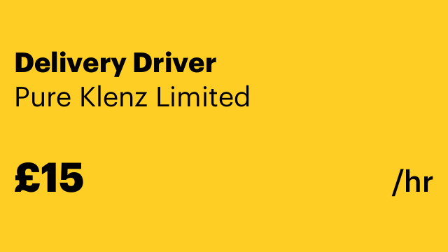 Delivery Driver