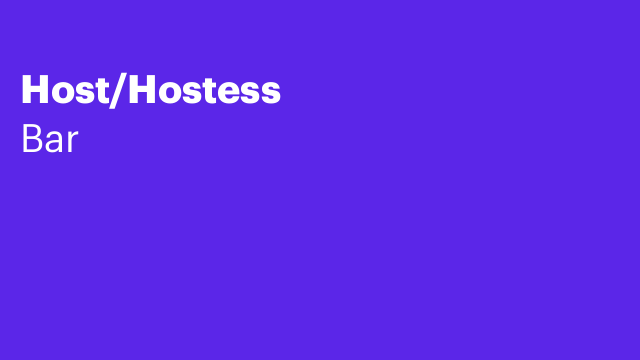 Host/Hostess