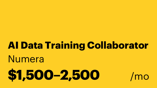 AI Data Training Collaborator