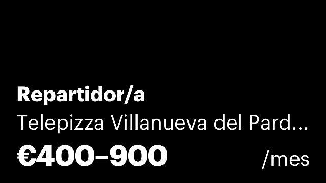 Repartidor/a